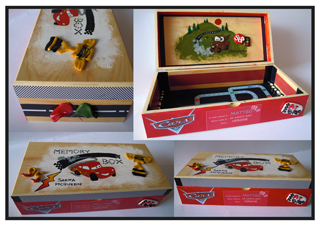 Memory Box/scatole dei ricordi per lui. Cars